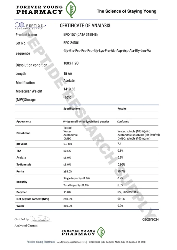 bpc 157 / tb 500 10mg 5/5